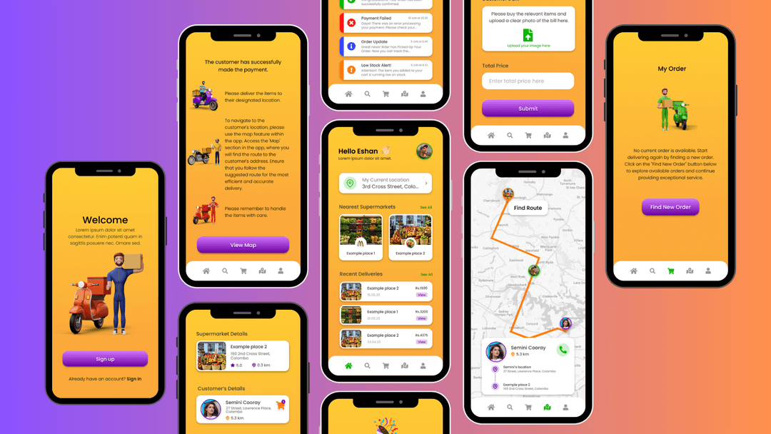 Food Ordering - Rider App