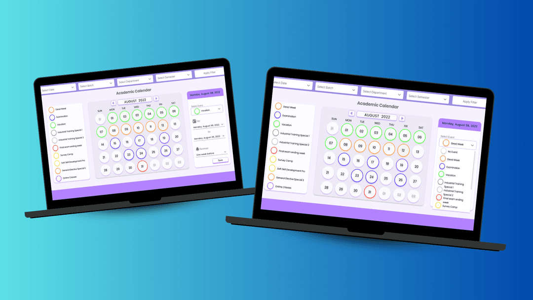 Academic Calendar UI