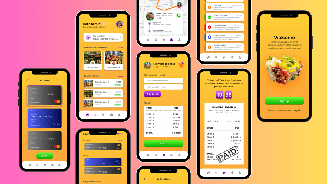 Food Ordering - Customer App